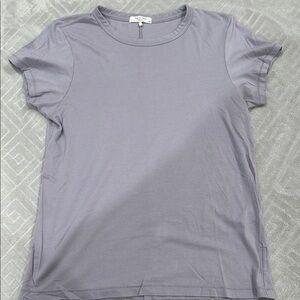 Rag & Bone Light Purple Short Sleeve Tee